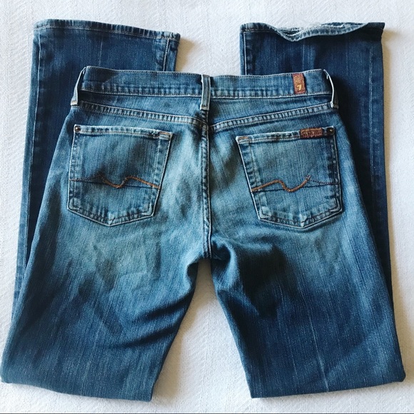 7 For All Mankind Jeans 7fam Bootcut Denim Jeans Size 28 Poshmark